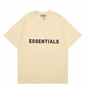 Essentials Beige Short Sleeve Tee